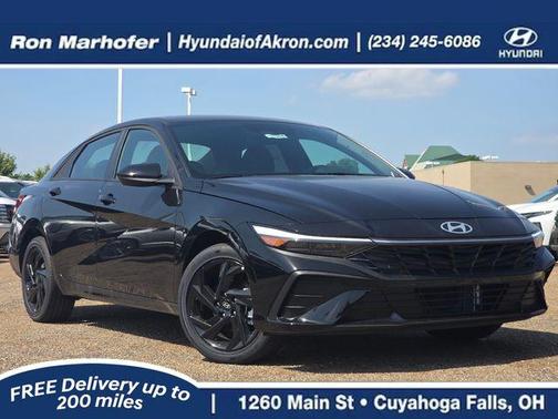 Abyss Black 2026 Hyundai ELANTRA HEV SEL Sport