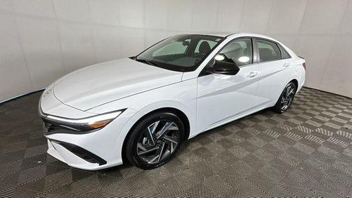 Serenity White 2025 Hyundai ELANTRA Sport