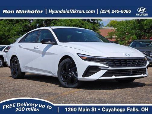 Serenity White 2026 Hyundai ELANTRA HEV SEL Sport