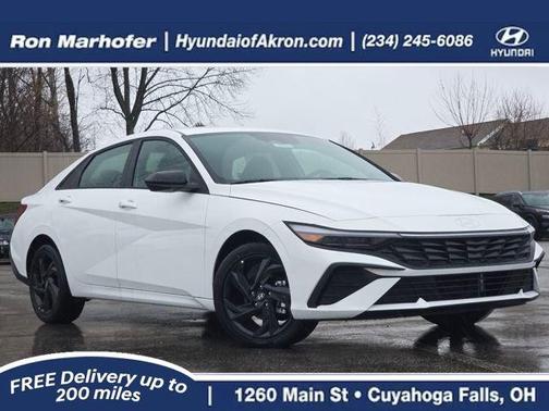 Serenity White 2026 Hyundai ELANTRA HEV SEL Sport