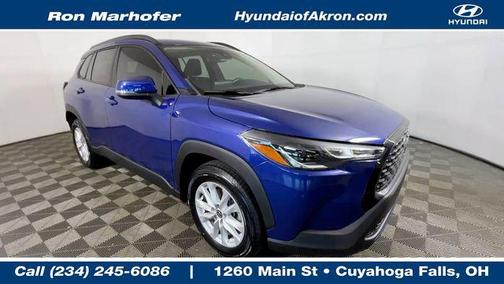 Blue Crush Metallic 2022 Toyota Corolla Cross LE