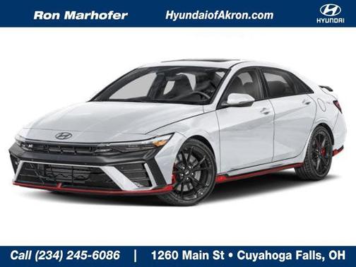 Atlas White 2026 Hyundai ELANTRA N Base