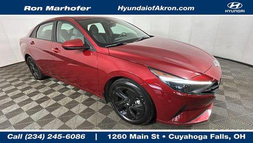Ultimate Red 2023 Hyundai ELANTRA HEV Blue