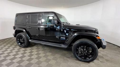 Black Clearcoat 2023 Jeep Wrangler 4xe Sahara