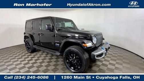 Black Clearcoat 2023 Jeep Wrangler 4xe Sahara