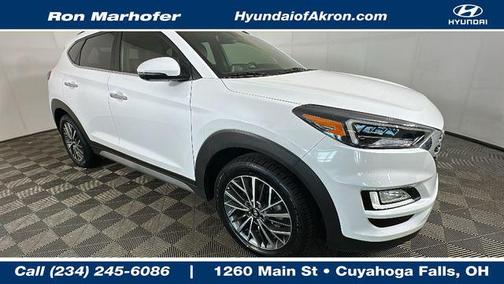 White Cream 2021 Hyundai TUCSON Ultimate