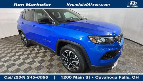 Hydro Blue Pearlcoat 2024 Jeep Compass Limited