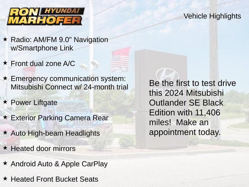Black Diamond 2024 Mitsubishi Outlander SE Black Edition