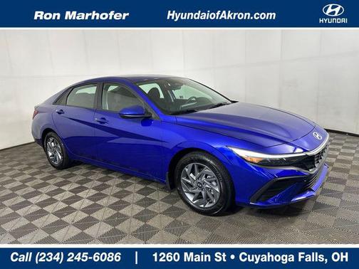 Intense Blue 2025 Hyundai ELANTRA HEV Blue