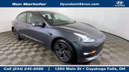 Gray 2021 Tesla Model 3 Long Range