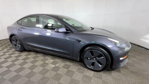 Gray 2021 Tesla Model 3 Long Range