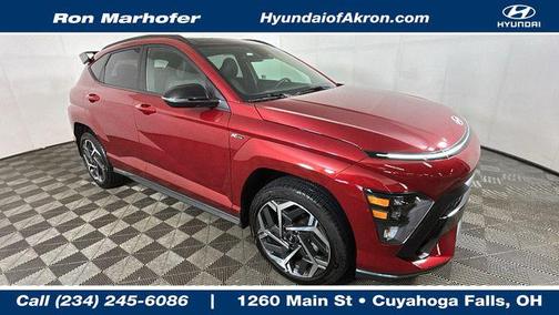 Ultimate Red Metallic 2025 Hyundai KONA N Line