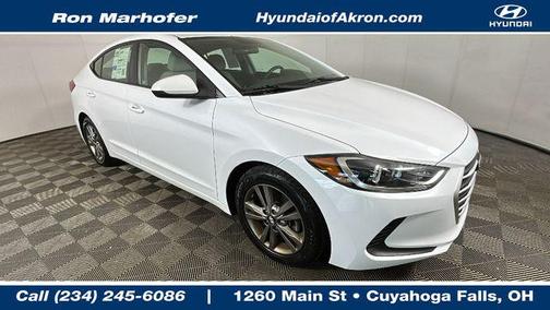 Quartz White Pearl 2017 Hyundai ELANTRA SE