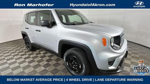 Glacier Metallic Clearcoat 2021 Jeep Renegade Sport