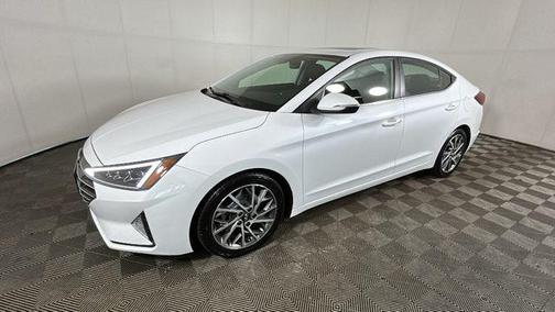 Quartz White Pearl 2020 Hyundai ELANTRA Limited