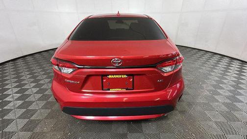 Barcelona Red Metallic 2020 Toyota Corolla LE