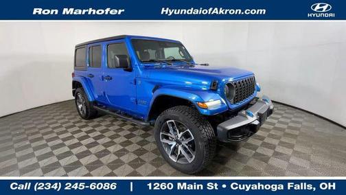 Hydro Blue Pearlcoat 2024 Jeep Wrangler 4xe Sport S