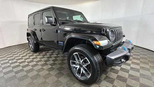 Black Clearcoat 2024 Jeep Wrangler 4xe Sport S