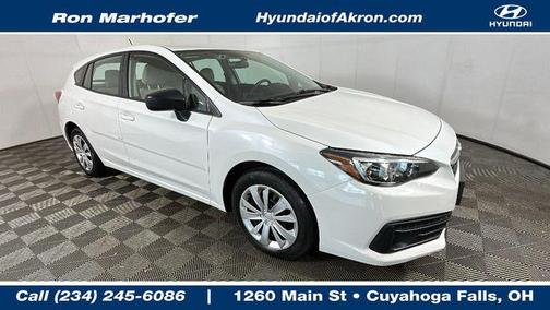 Crystal White Pearl 2020 Subaru Impreza 5-Door