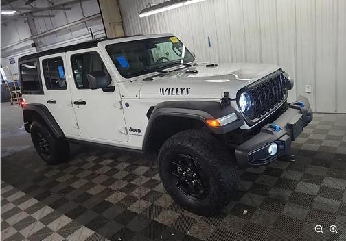 Bright White Clearcoat 2024 Jeep Wrangler 4xe Willys