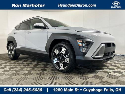 Cyber Gray Metallic 2025 Hyundai KONA SEL