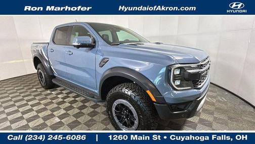 Azure Gray Metallic Tri-Coat 2025 Ford Ranger Raptor