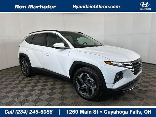White Pearl 2024 Hyundai TUCSON Hybrid Limited