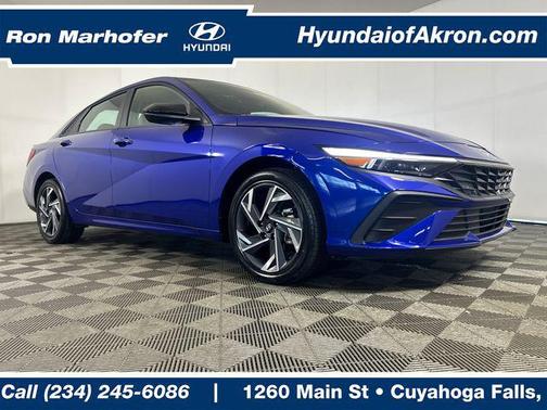 Intense Blue 2025 Hyundai ELANTRA HEV SEL Sport