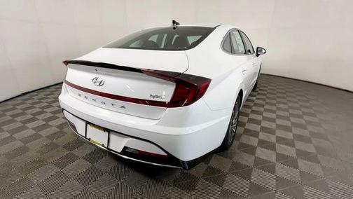 Serenity White 2023 Hyundai SONATA Hybrid SE