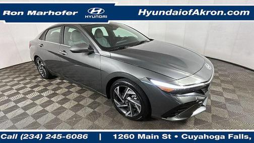 Amazon Gray 2025 Hyundai ELANTRA HEV Limited