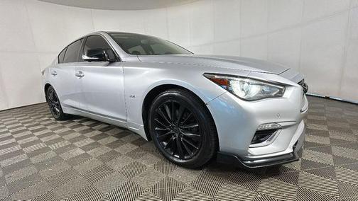 Liquid Platinum 2018 INFINITI Q50 3.0t LUXE