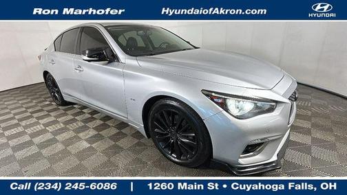 Liquid Platinum 2018 INFINITI Q50 3.0t LUXE