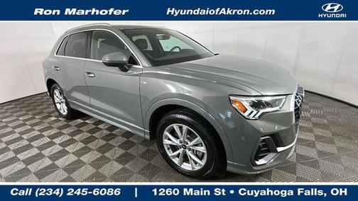 Chronos Gray Metallic 2024 Audi Q3 Premium 45 TFSI S line quattro Tiptronic