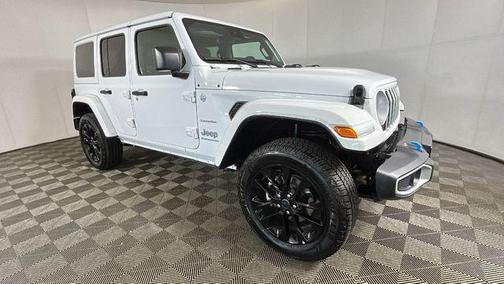 Bright White Clearcoat 2024 Jeep Wrangler 4xe Sahara