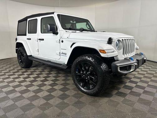 Bright White Clearcoat 2023 Jeep Wrangler 4xe Sahara