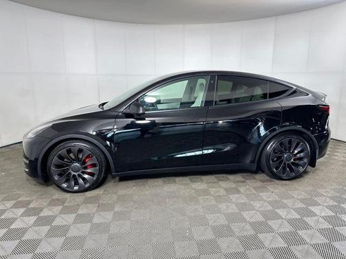 Solid Black 2021 Tesla Model Y Performance Dual Motor All-Wheel Drive