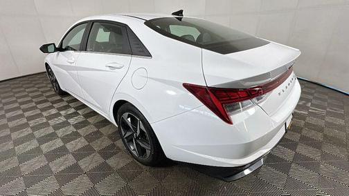Lunar White 2023 Hyundai ELANTRA HEV Limited
