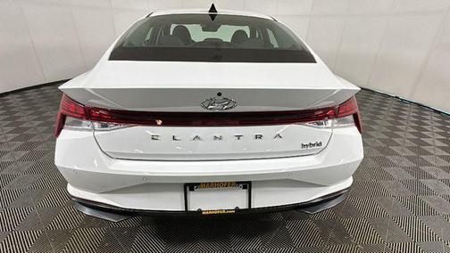 Lunar White 2023 Hyundai ELANTRA HEV Limited