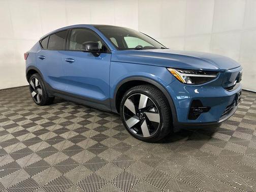 Fjord Blue Metallic 2023 Volvo C40 Recharge Pure Electric Twin Ultimate