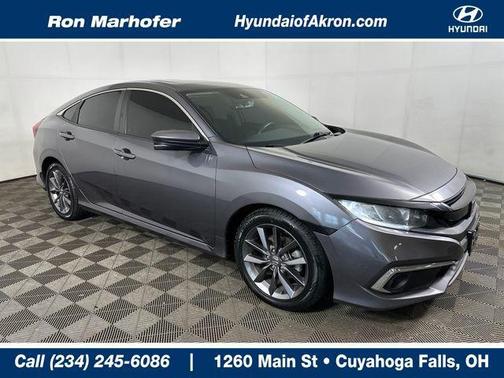 Modern Steel Metallic 2021 Honda Civic EX-L