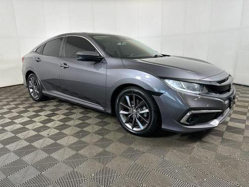 Modern Steel Metallic 2021 Honda Civic EX-L