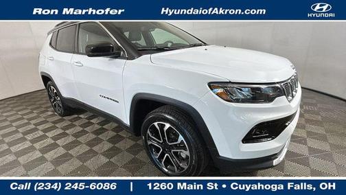 Bright White Clearcoat 2024 Jeep Compass Limited