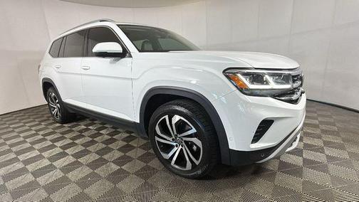 Pure White 2021 Volkswagen Atlas 2.0T SEL