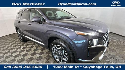 Lagoon Blue 2022 Hyundai Santa Fe Plug-In Hybrid Limited