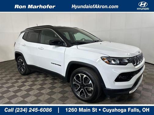 Bright White Clearcoat 2024 Jeep Compass Limited