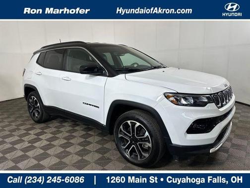 Bright White Clearcoat 2024 Jeep Compass Limited