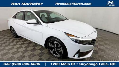 Ceramic White 2023 Hyundai ELANTRA HEV Limited