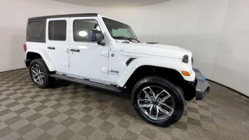 Bright White Clearcoat 2024 Jeep Wrangler 4xe Sport S