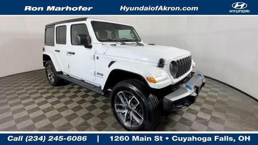 Bright White Clearcoat 2024 Jeep Wrangler 4xe Sport S
