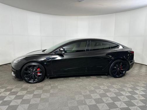 Solid Black 2019 Tesla Model 3 Performance